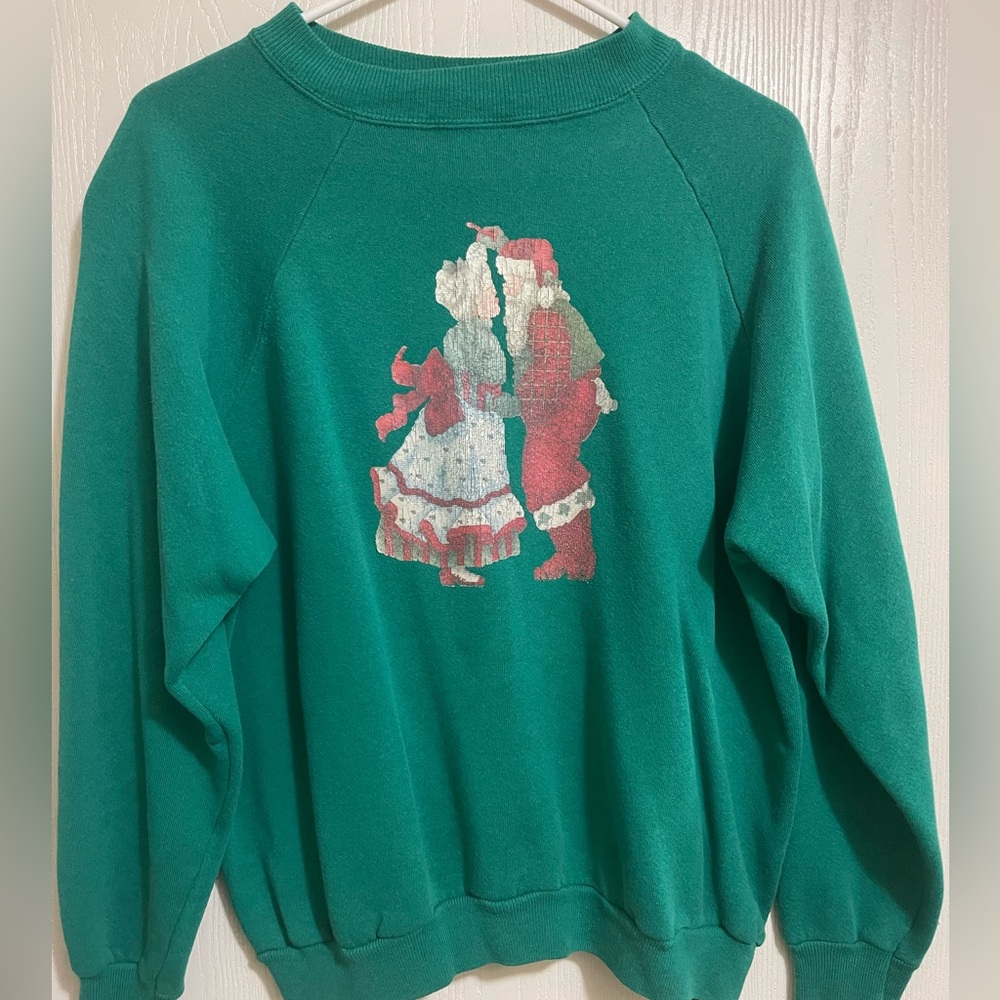 Mrs and Mr Claus Vintage Sweatshirt
